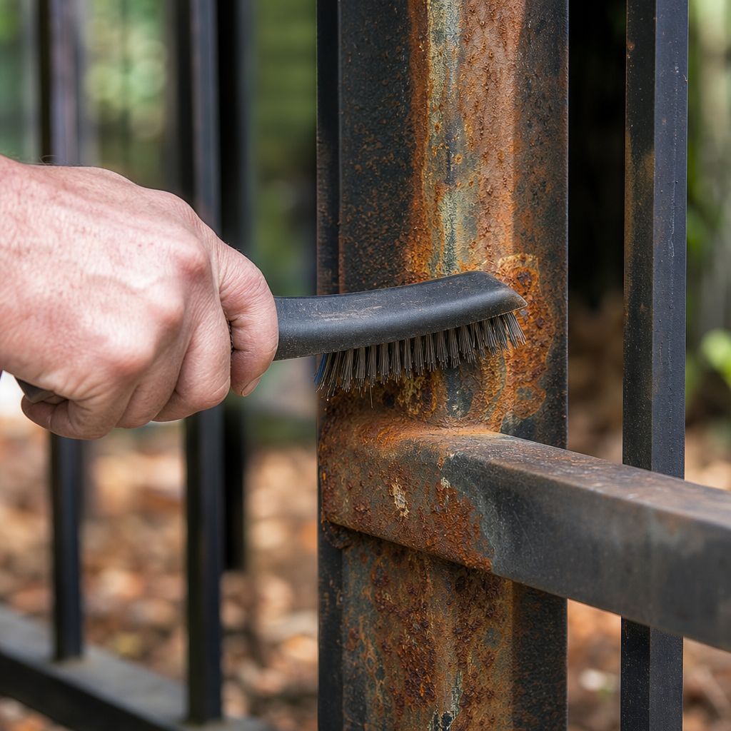 Illustration for gate repair in Topanga