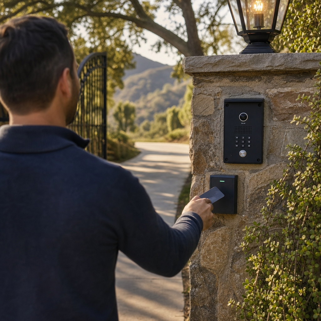 Illustration for access control installation in Topanga