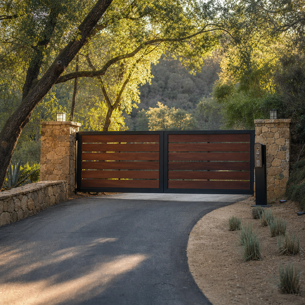 Illustration for gate access control in Topanga