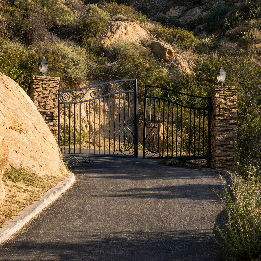 Illustration for iron gate repair in Chatsworth