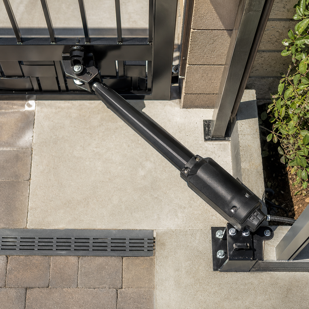 Illustration for automatic gate opener installation in Chatsworth