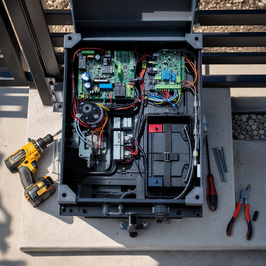 Illustration for driveway gate installation in Northridge