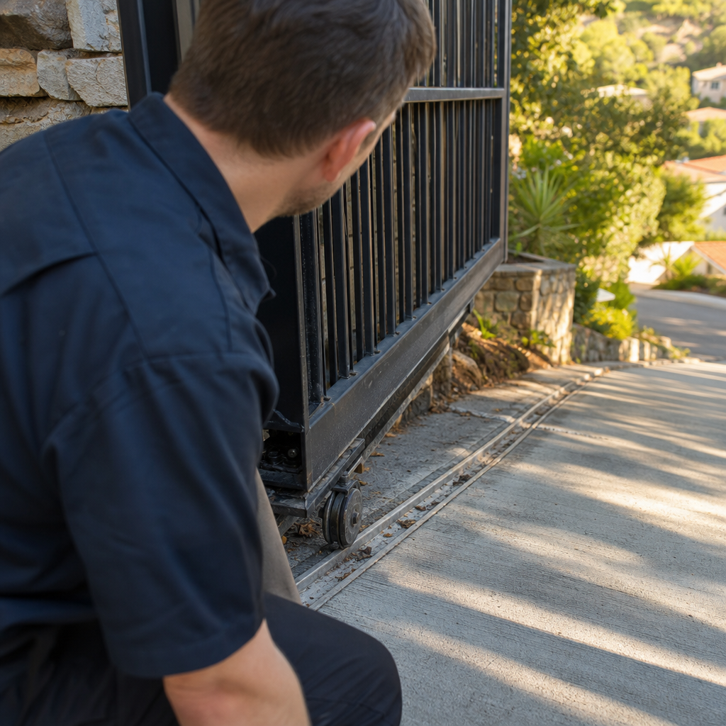 Illustration for driveway gate repair in Encino