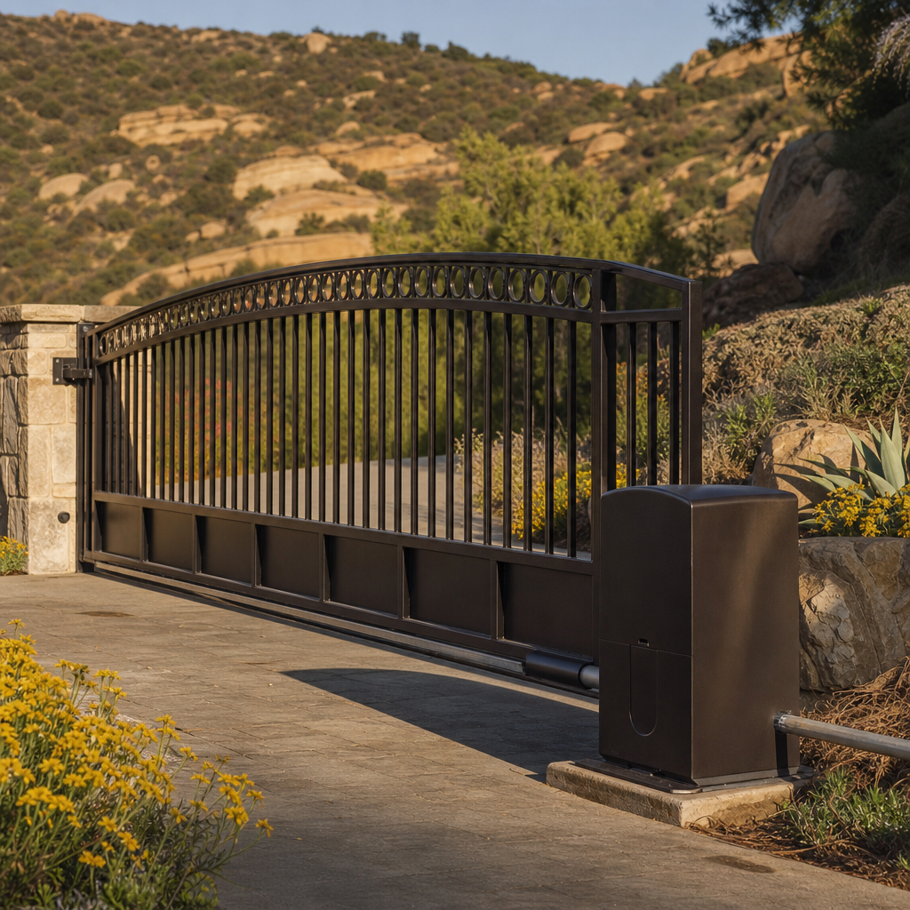 Illustration for gate installation in Chatsworth