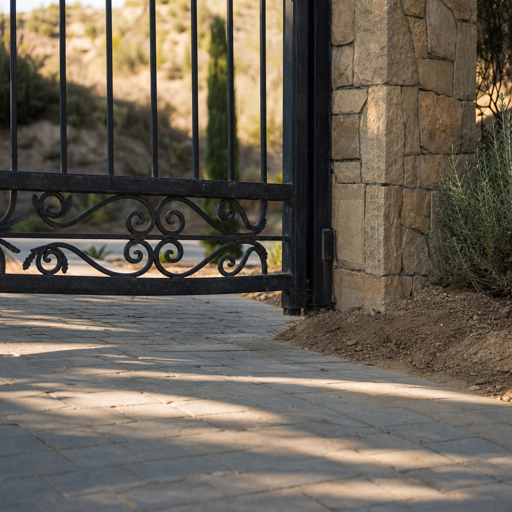Illustration for wrought iron gate repair in Calabasas