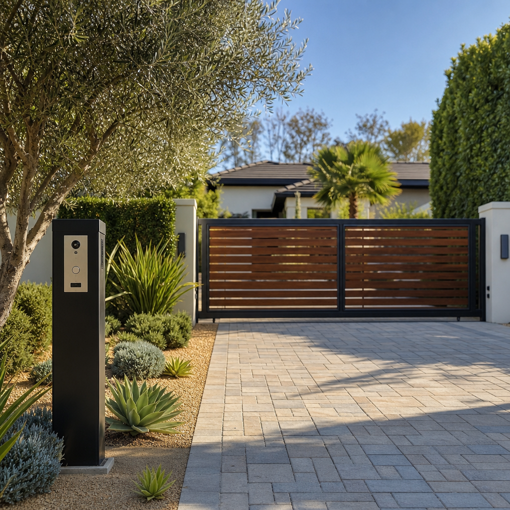 Illustration for gate access control in Northridge