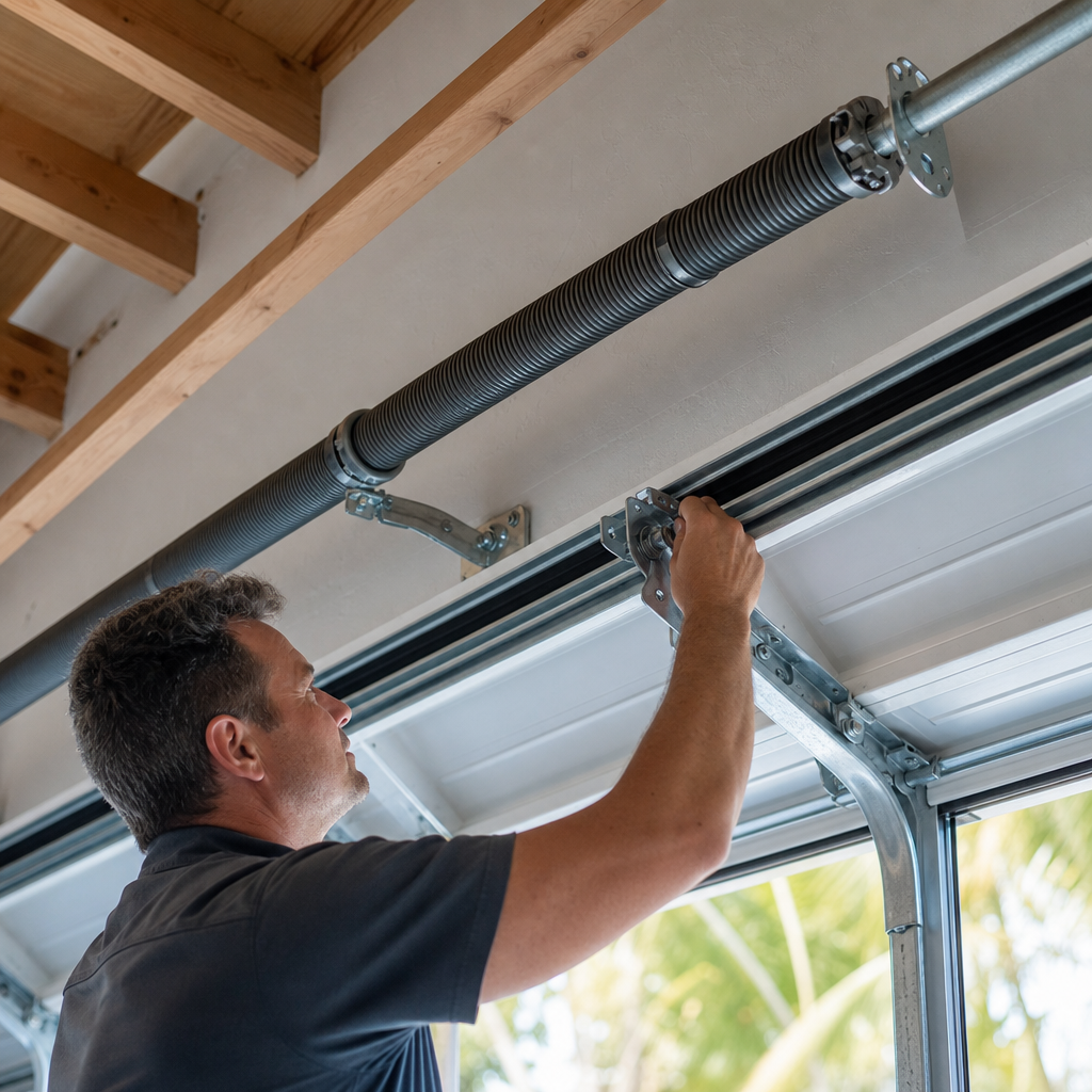 Illustration for garage door repair in Goulds