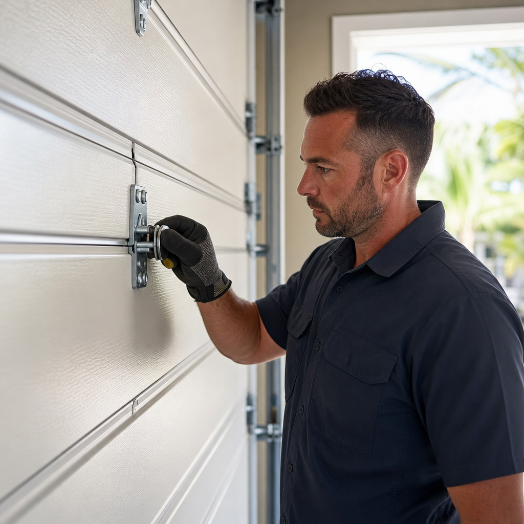 Illustration for garage door repair in Glenvar Heights