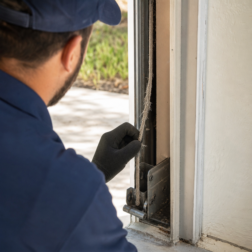 Illustration for garage door repair in Gladeview