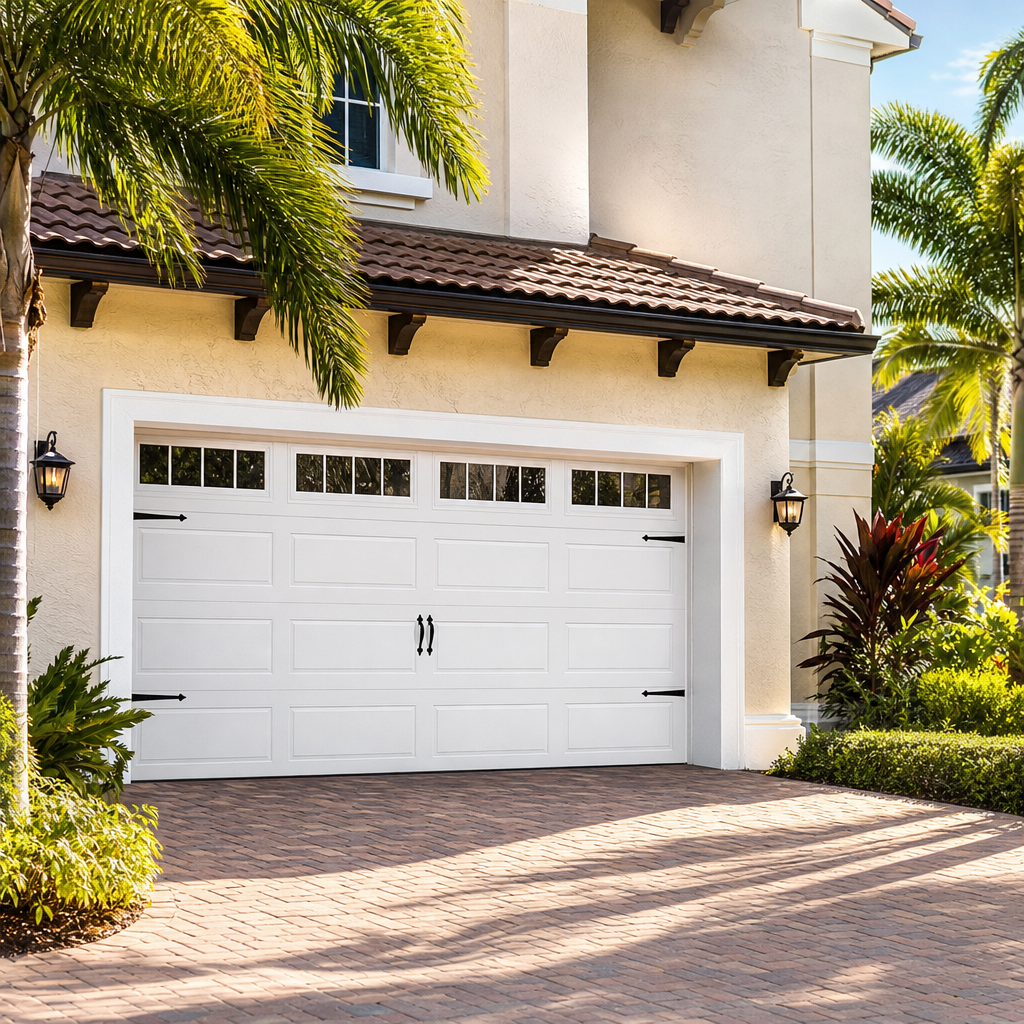 Illustration for garage door installation in West Palm Beach