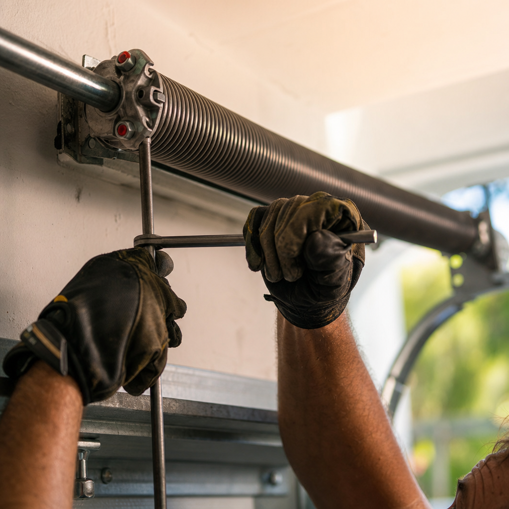 Illustration for garage door repair in Flagami