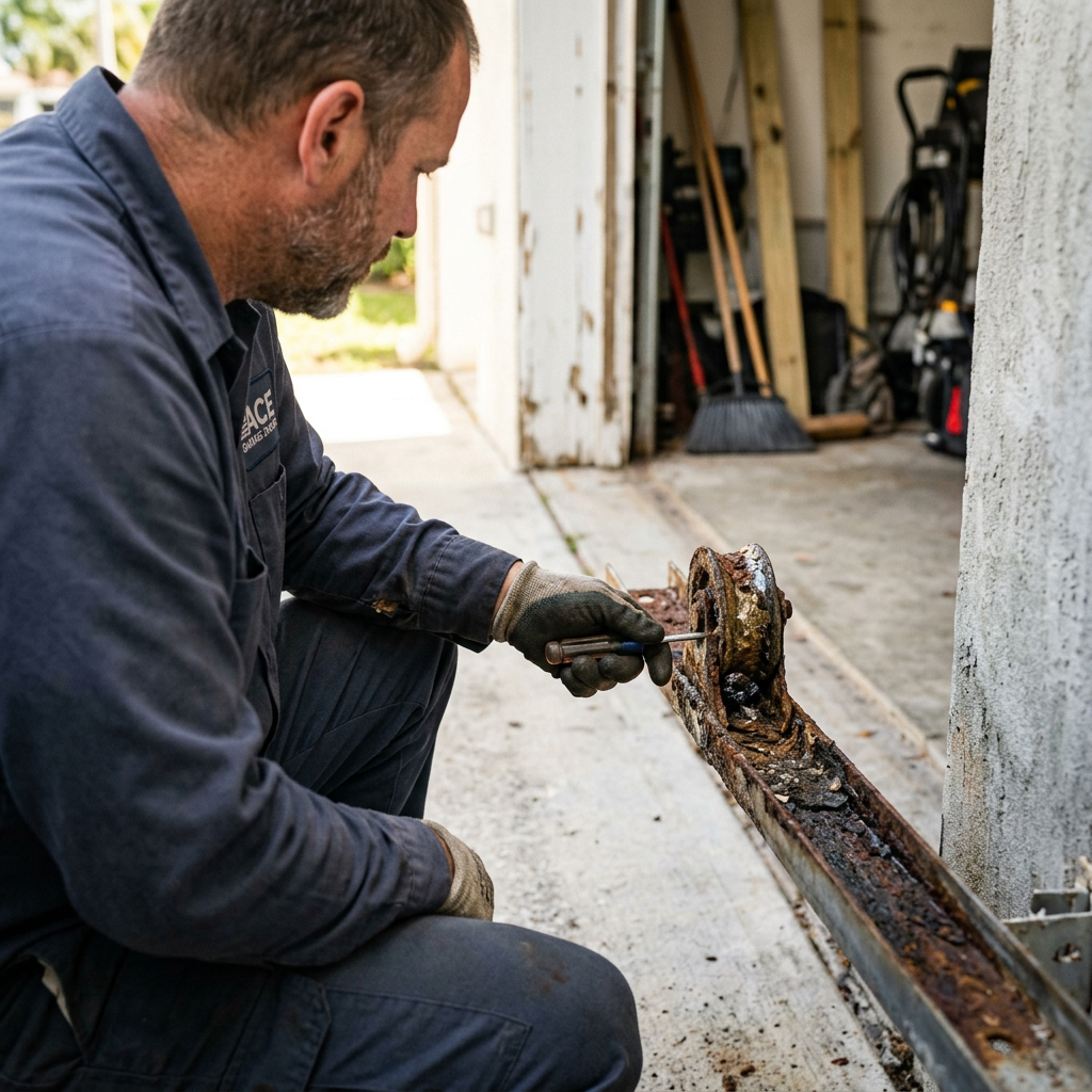Illustration for garage door repair in Miami