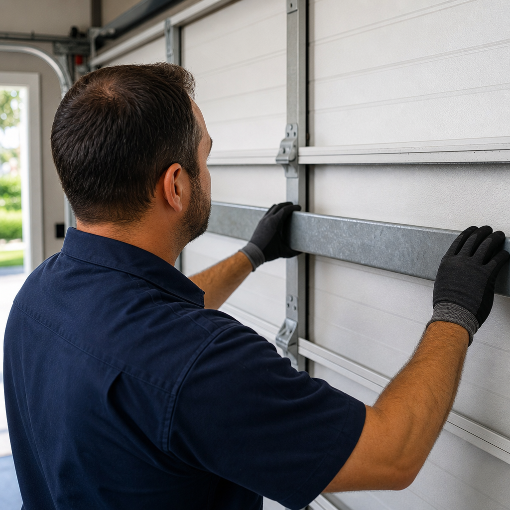 Illustration for garage door installation in North Miami Beach