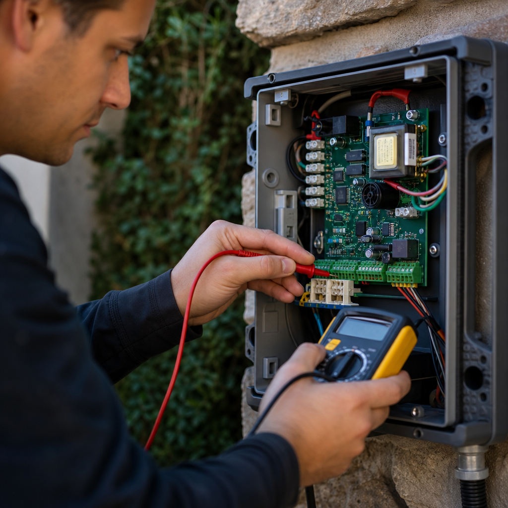 Illustration for gate repair in Calabasas