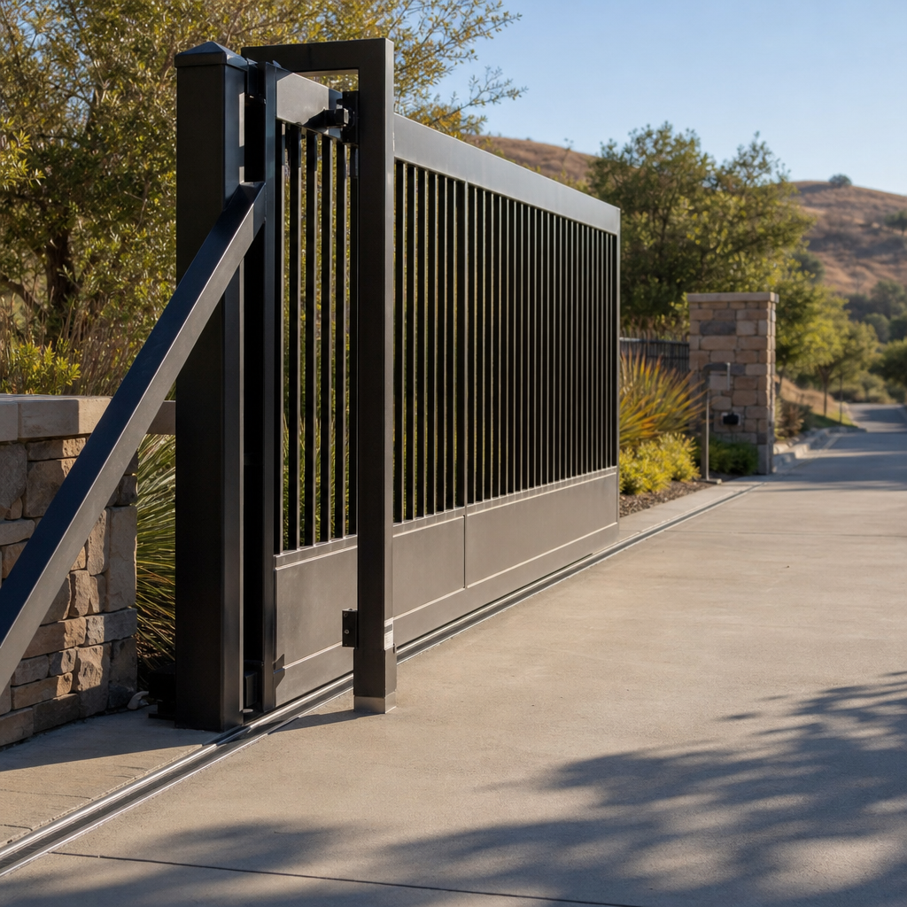Illustration for gate track repair in Chatsworth