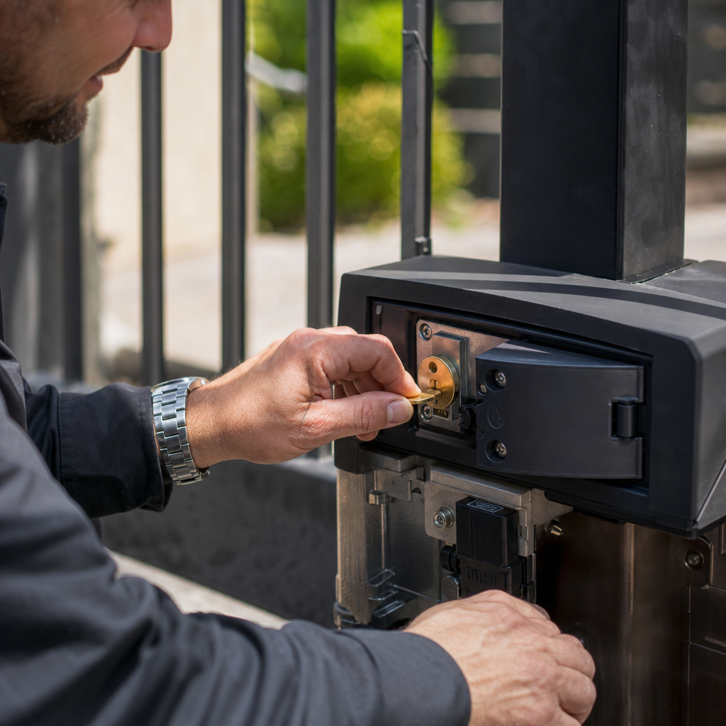 Illustration for automatic gate repair in Calabasas