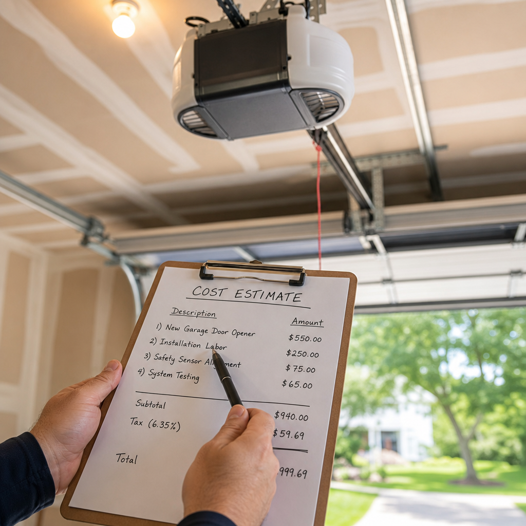 Illustration for local garage door opener repair