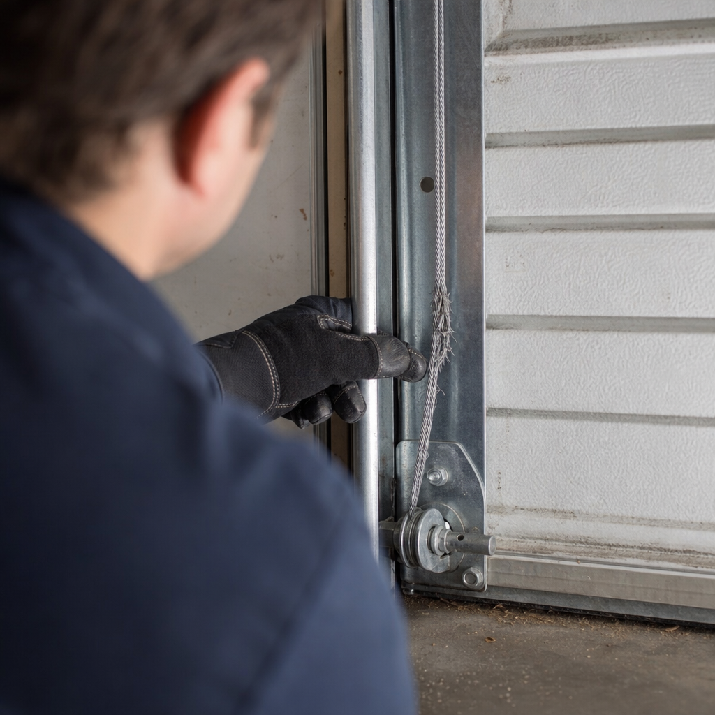 Illustration for local garage door repair services