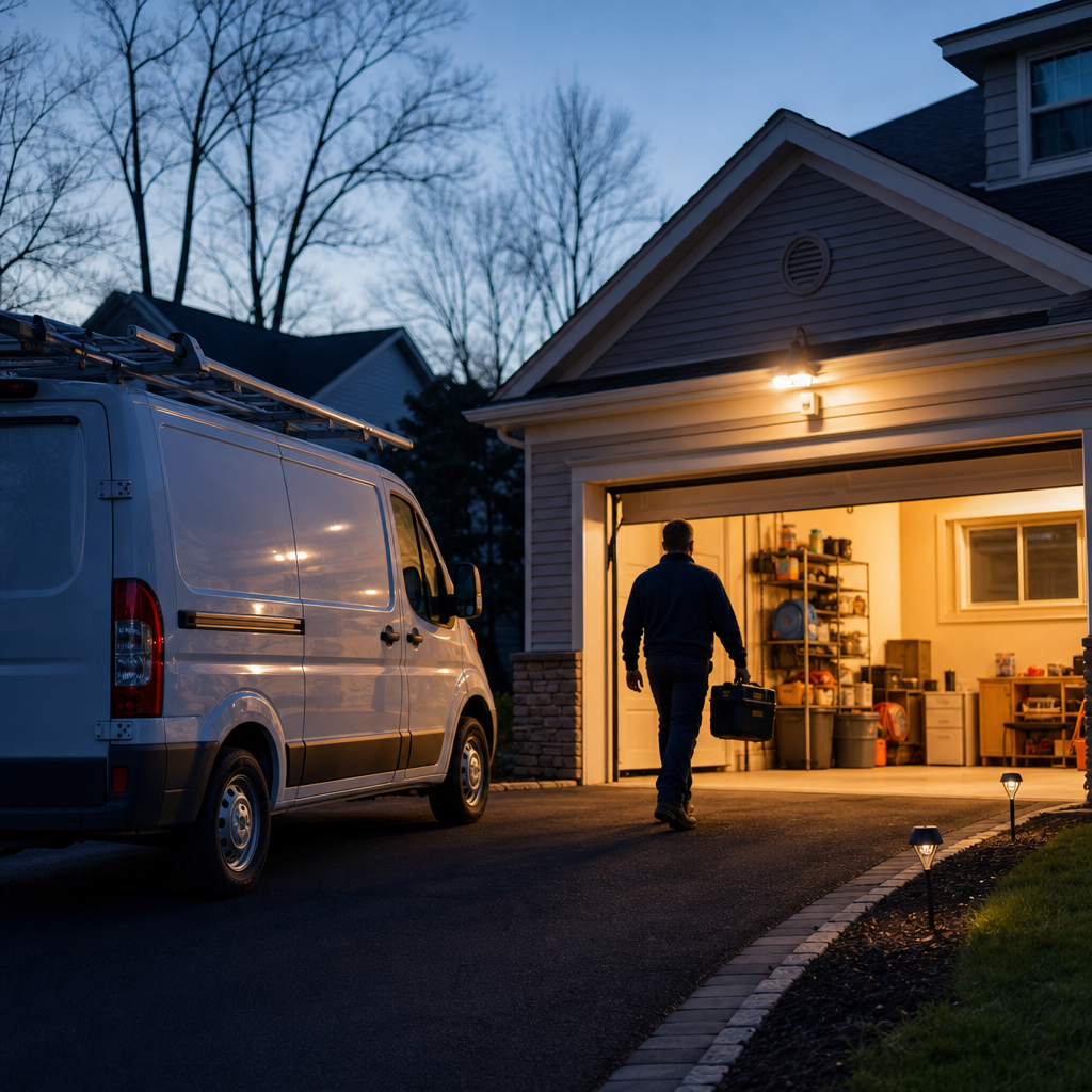 Illustration for 24 hour garage door repair