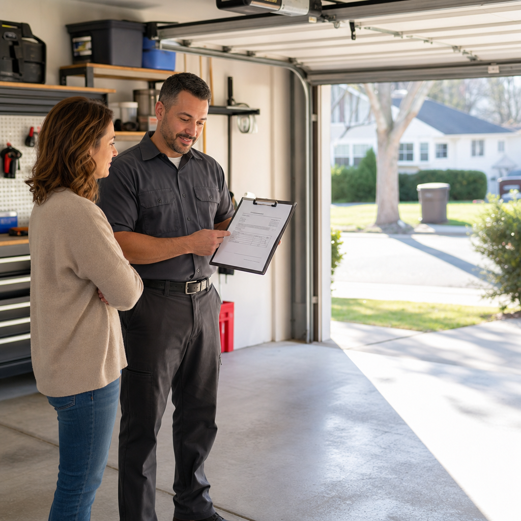 Illustration for bluepeak garage door repair bridgeport quotes