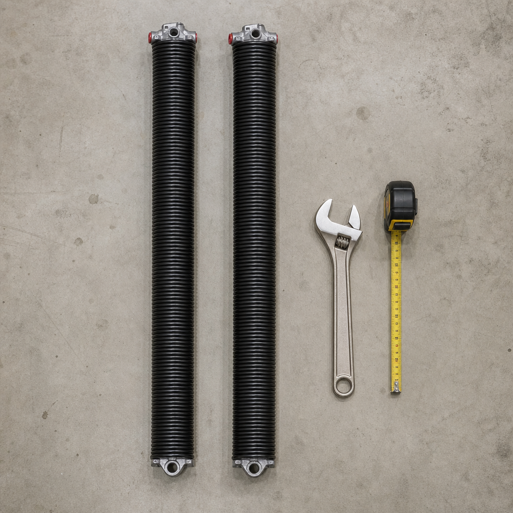 Illustration for garage door spring replacement cost