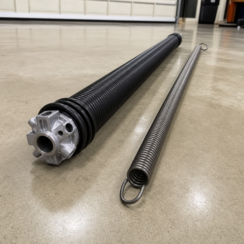 Illustration for same day garage door spring replacement