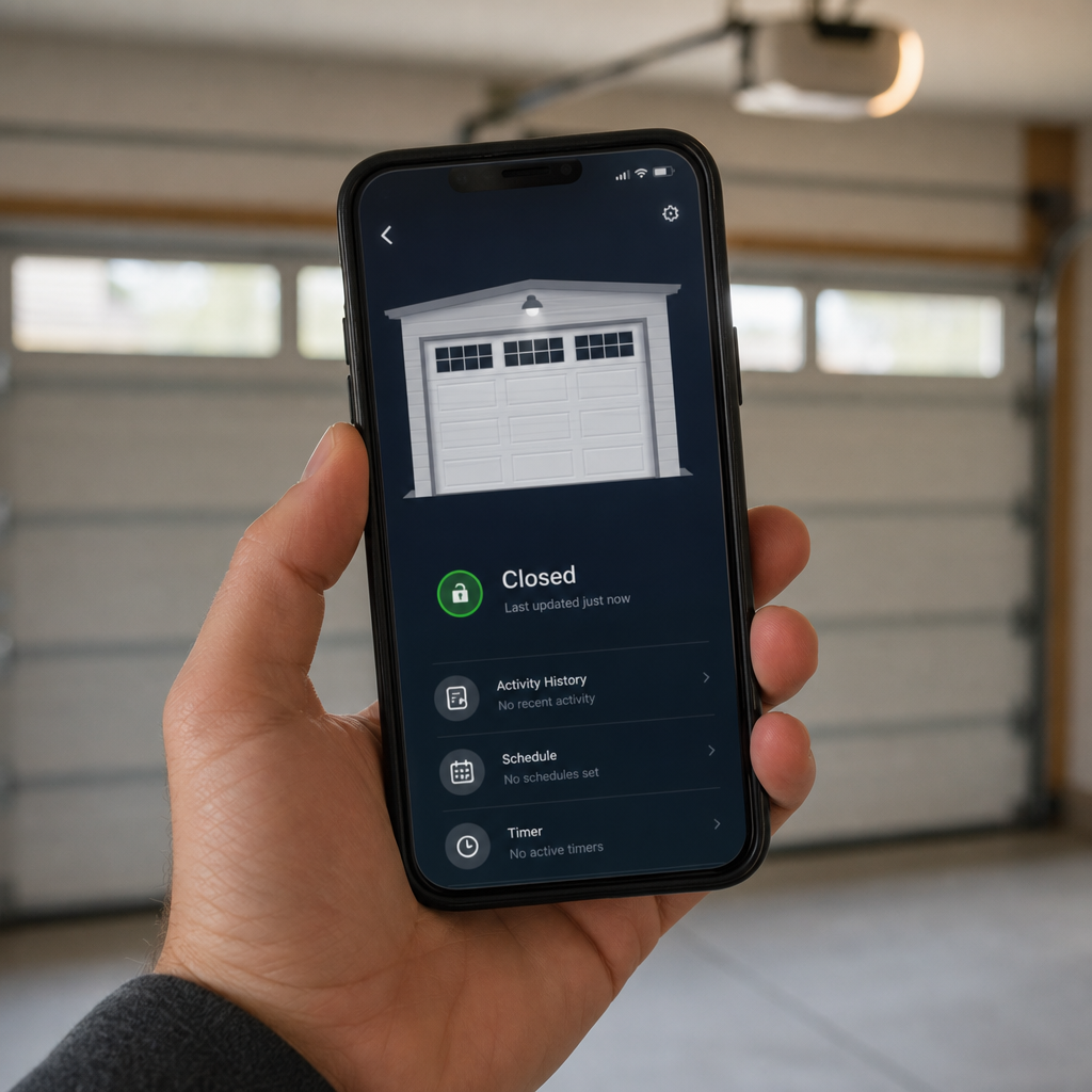 Illustration for garage door opener