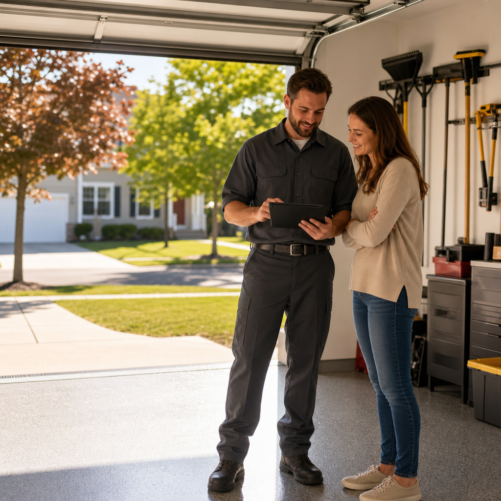Illustration for fastest garage door repair bridgeport ct