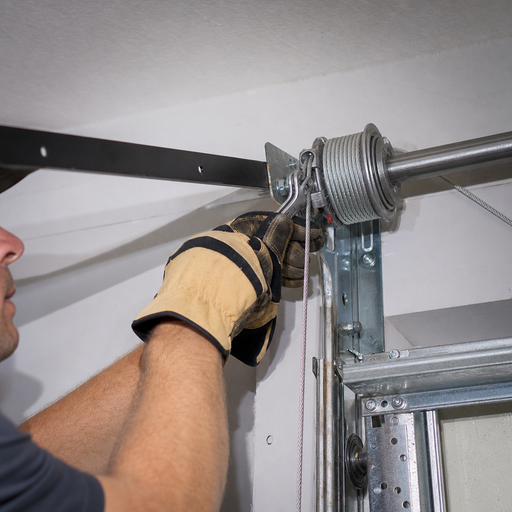 Illustration for bluepeak emergency garage door repair cost