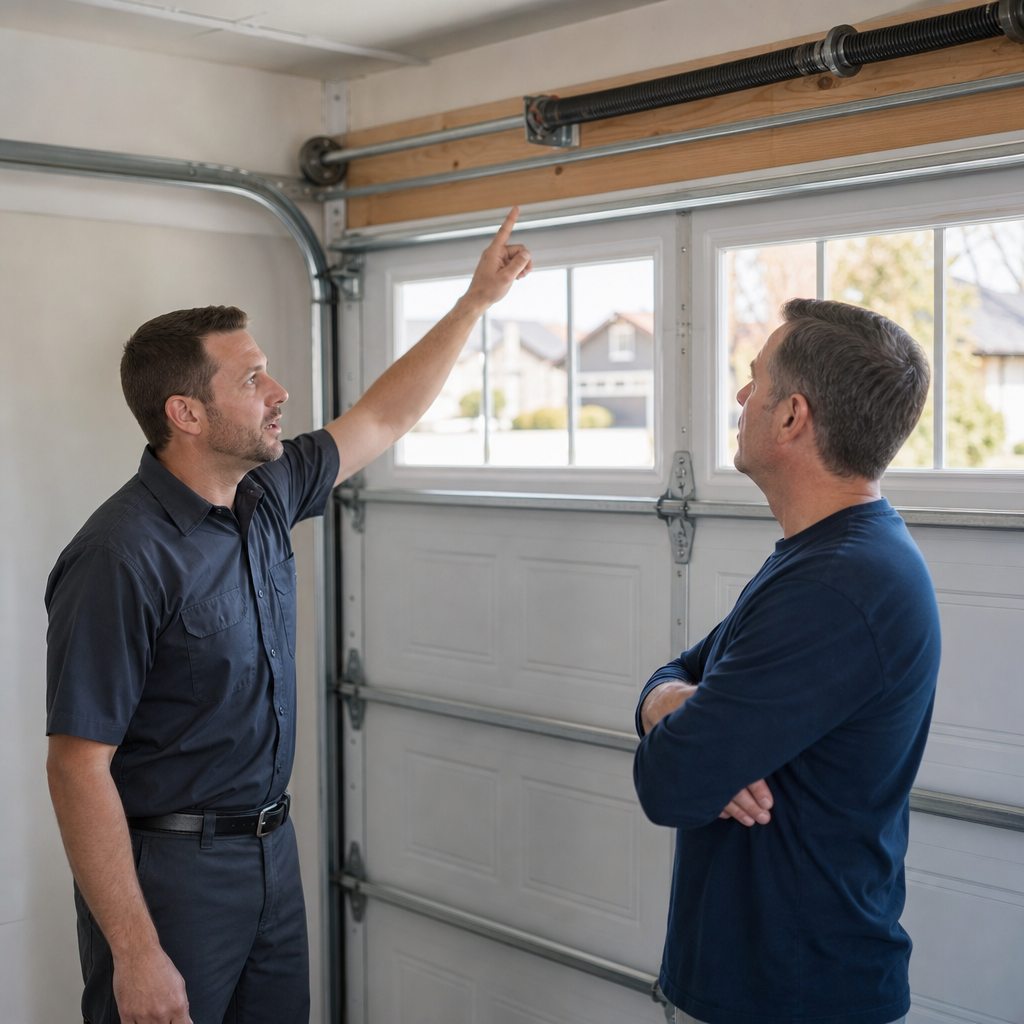 Illustration for emergency garage door service bridgeport ct