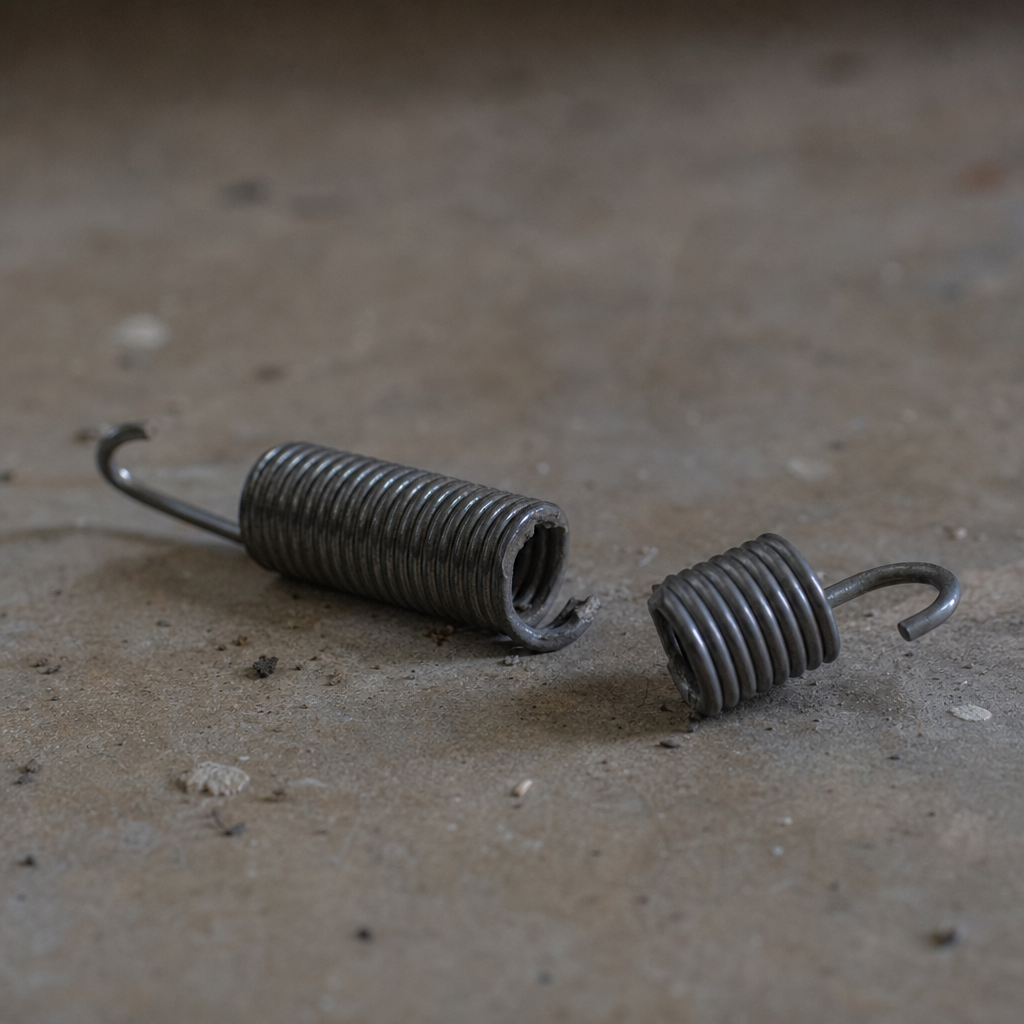 Illustration for garage door spring repair