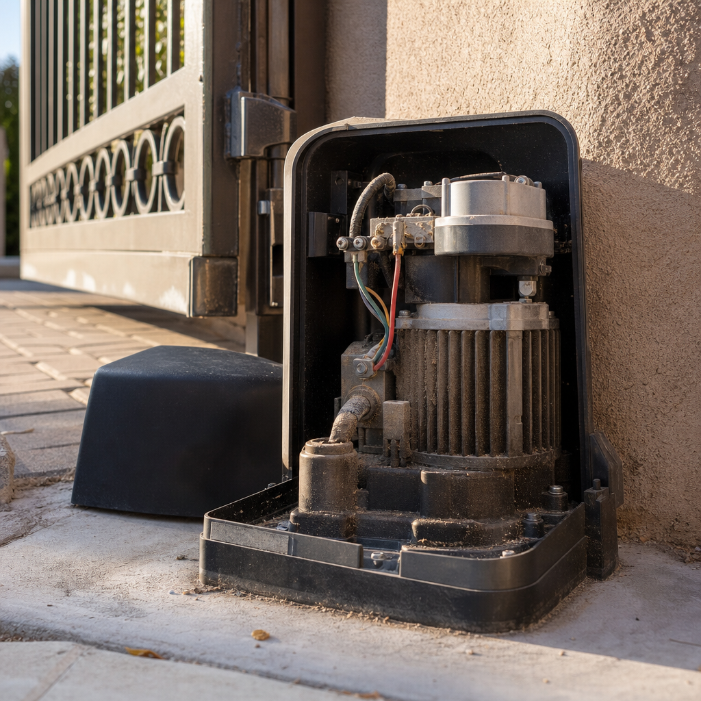 Illustration for automatic gate repair in Santa Ana