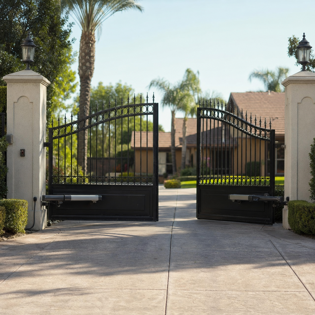 Illustration for automatic gate repair in Garden Grove