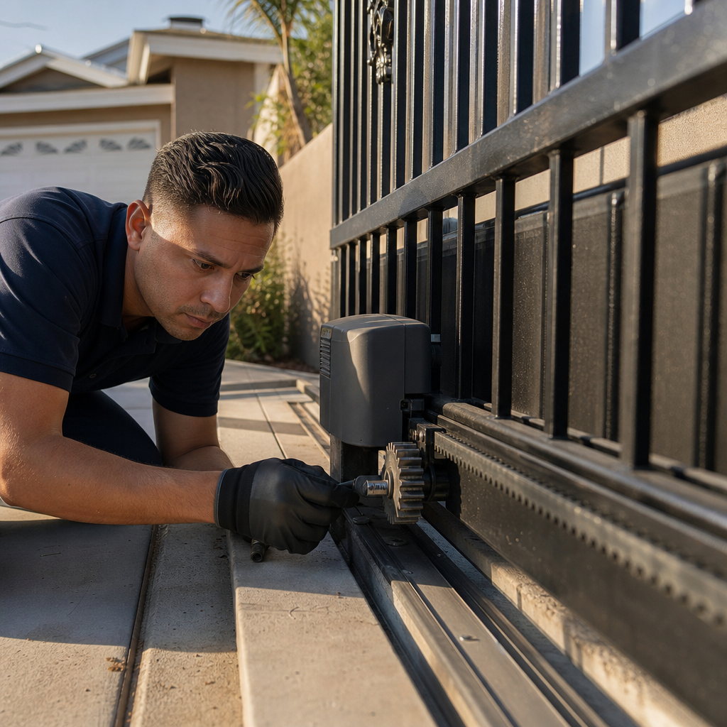 Illustration for gate repair in Gardena