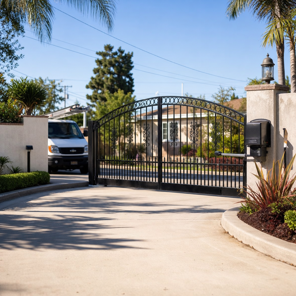 Illustration for gate repair in Lawndale