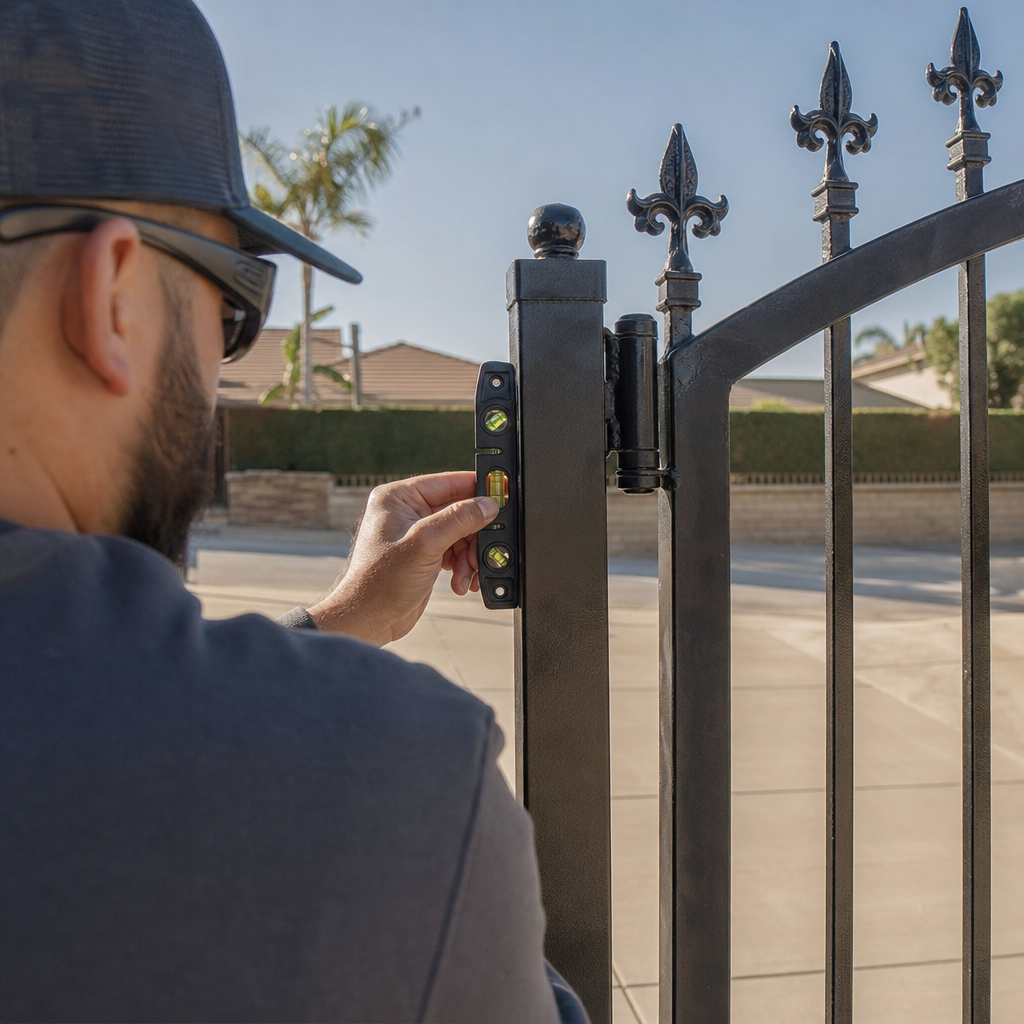 Illustration for automatic gate repair in Gardena