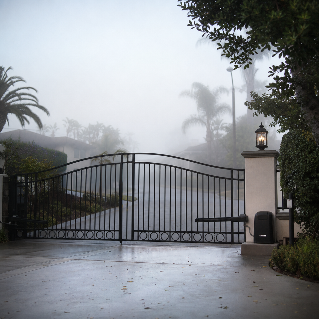 Illustration for automatic gate repair in El Segundo