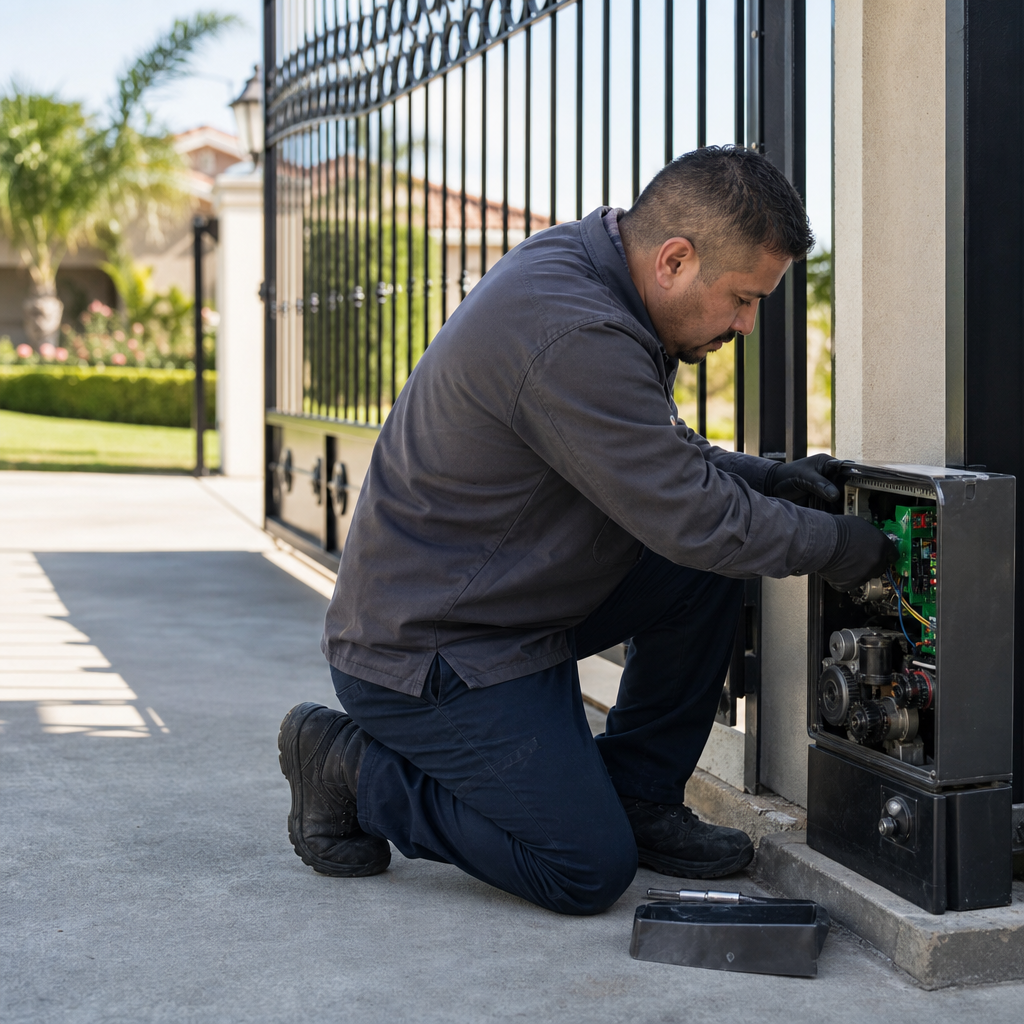 Illustration for automatic gate repair in Lawndale