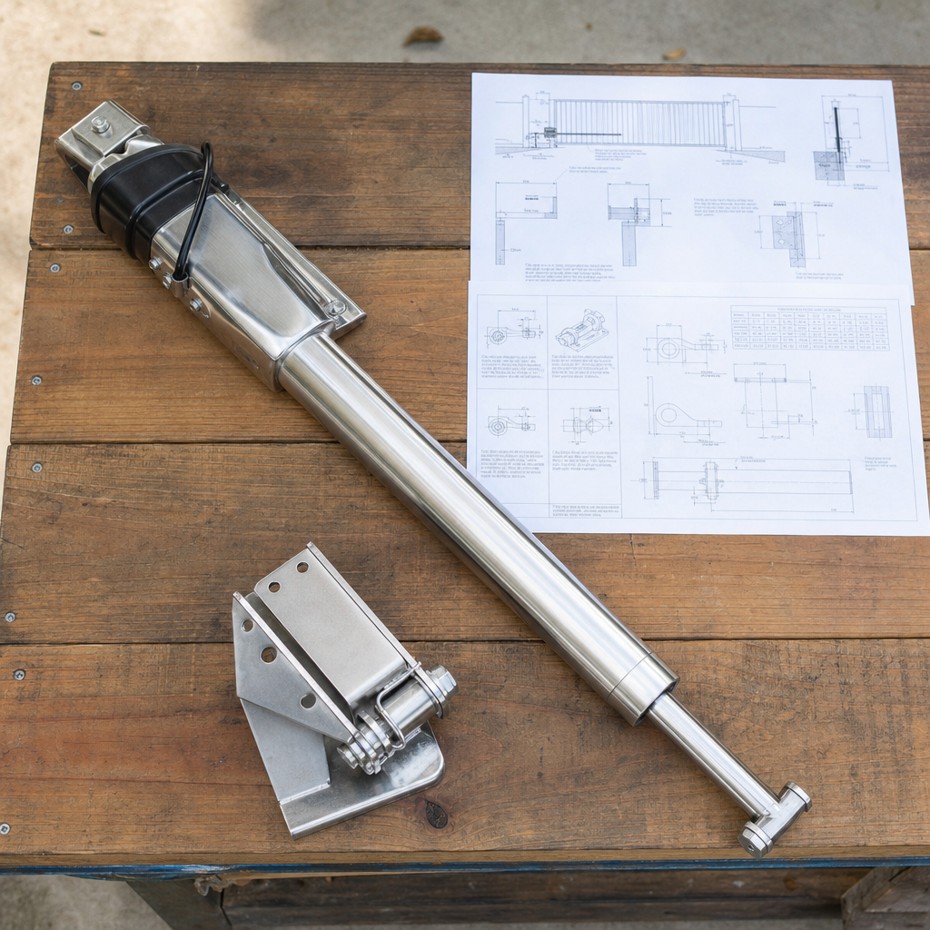 Illustration for gate motor replacement fort worth