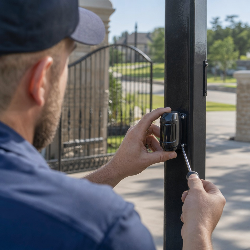 Illustration for driveway gate repair fort worth