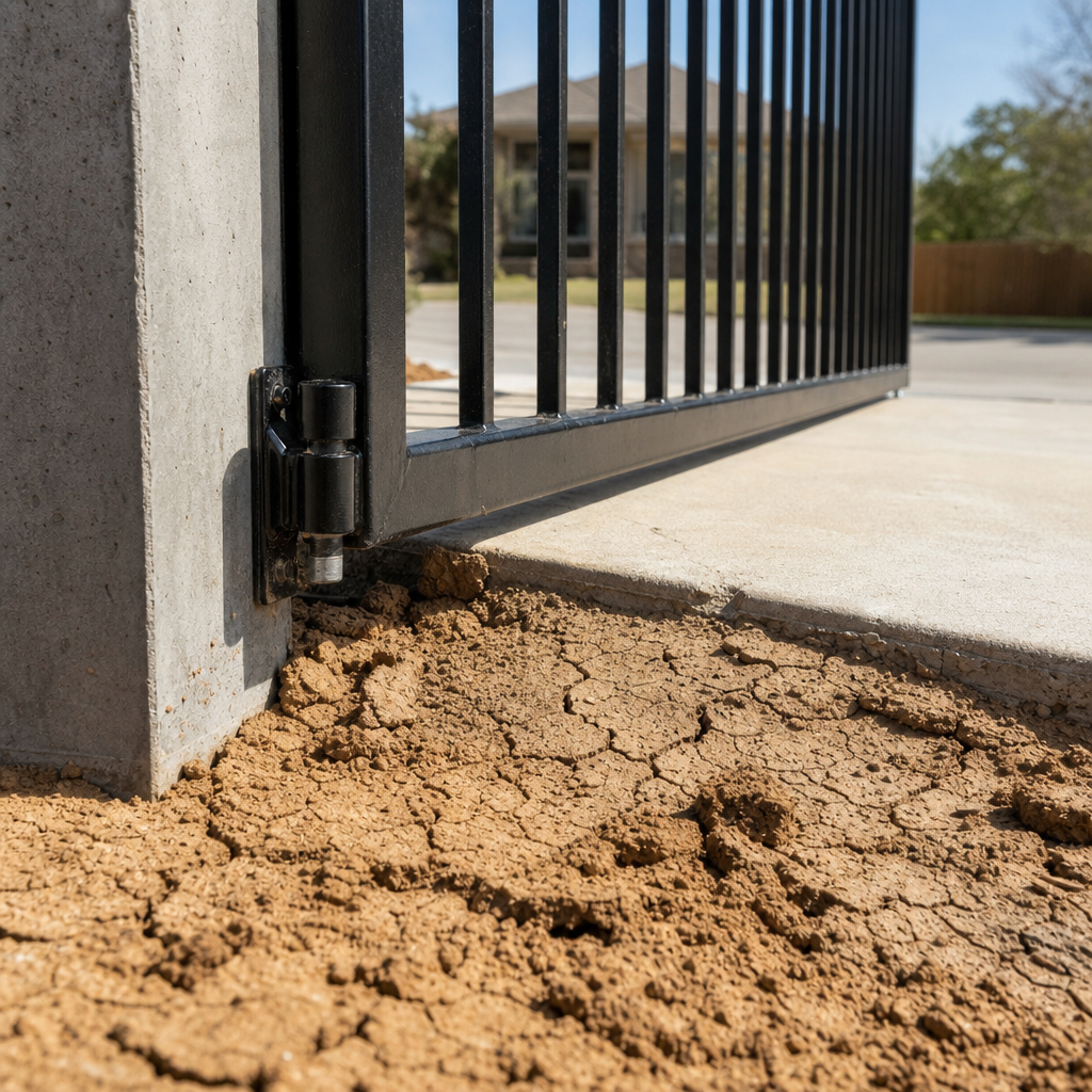 Illustration for electric gate repair fort worth
