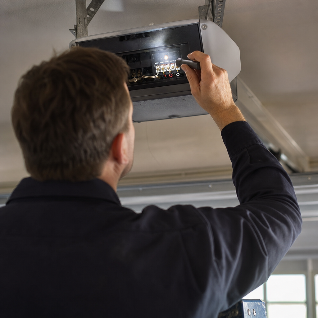 Illustration for garage door opener repair in Bellevue