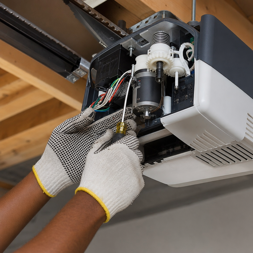 Illustration for garage door repair in Bridgetown