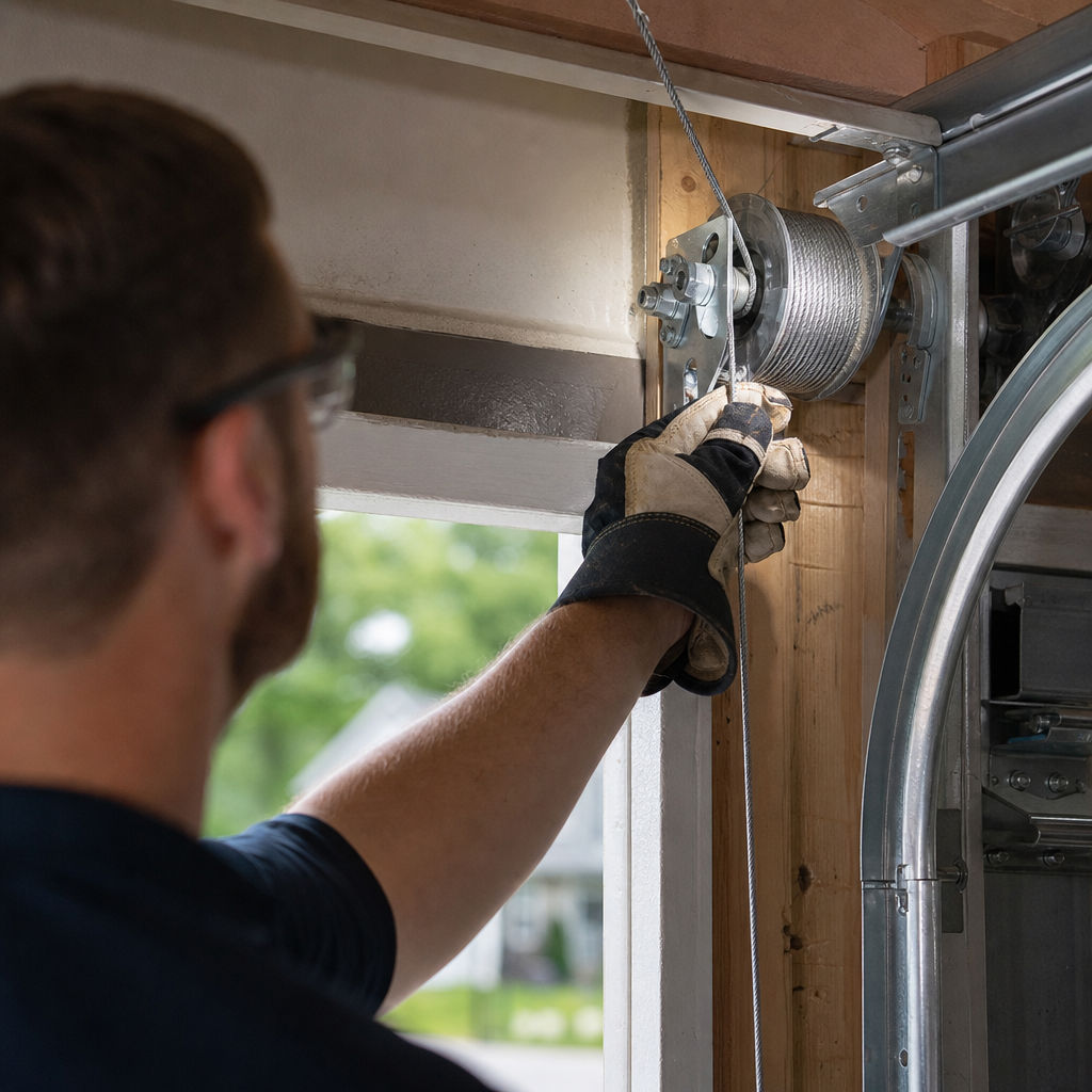 Illustration for emergency garage door repair in Edgewood