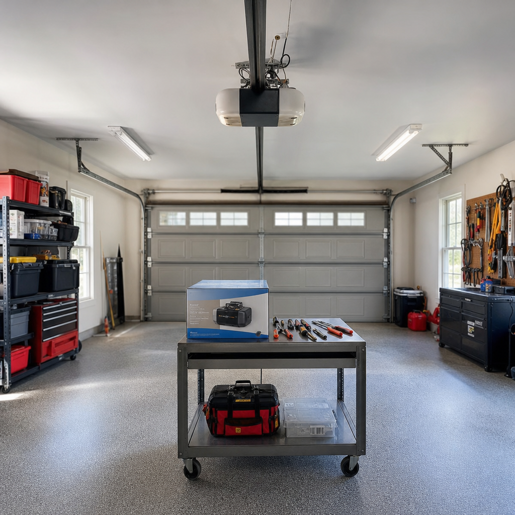 Illustration for garage door opener repair in Burlington