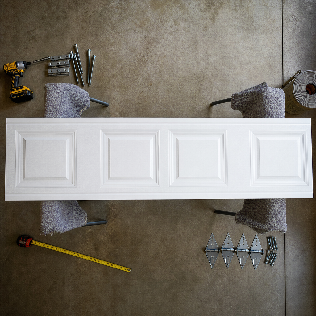Illustration for garage door panel replacement in Cold Spring