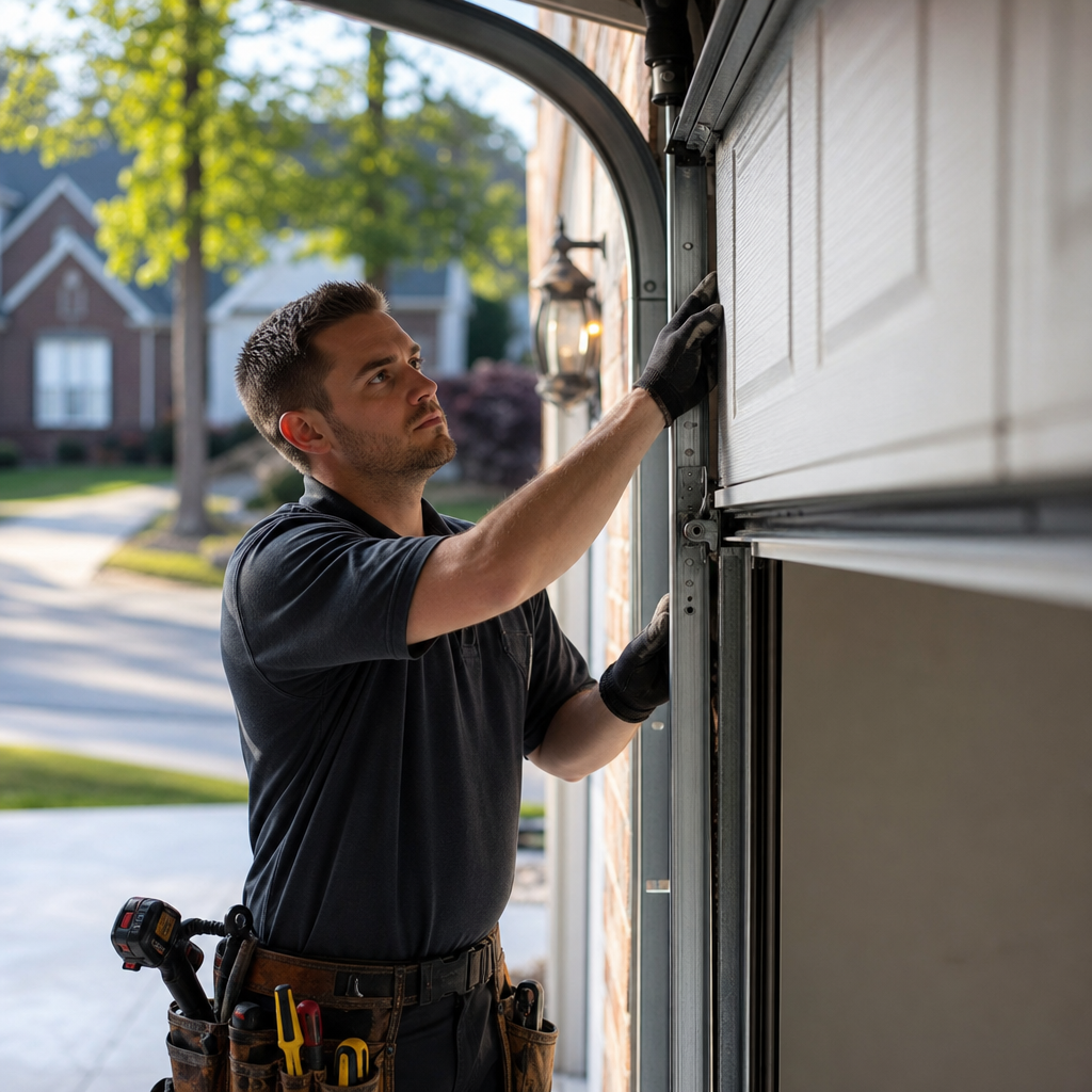 Illustration for garage door repair in Beckett Ridge