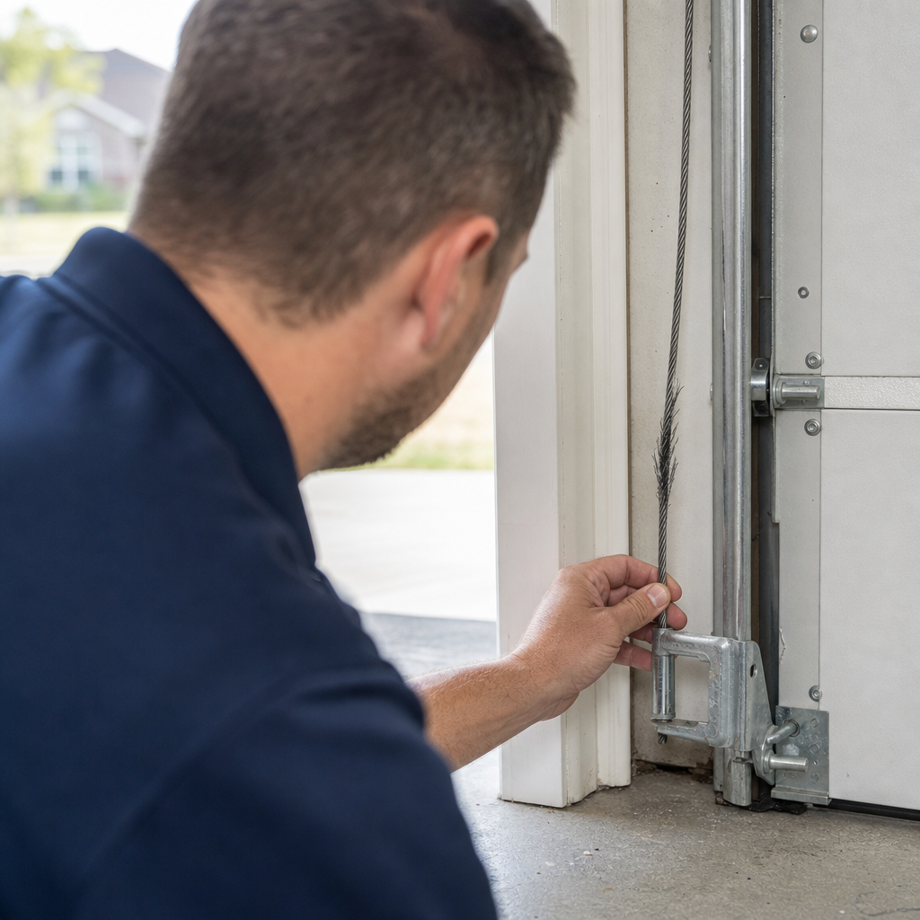 Illustration for garage door repair in Dry Run