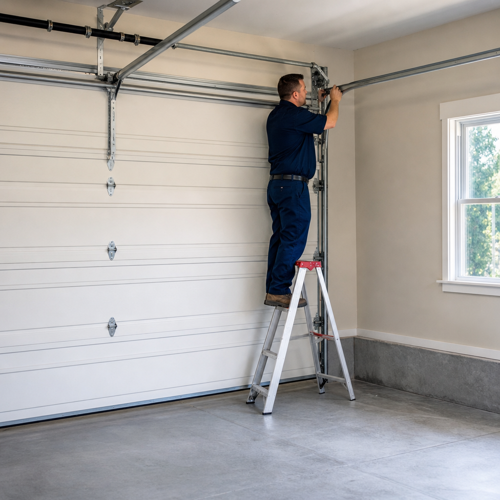 Illustration for emergency garage door repair in Centerville