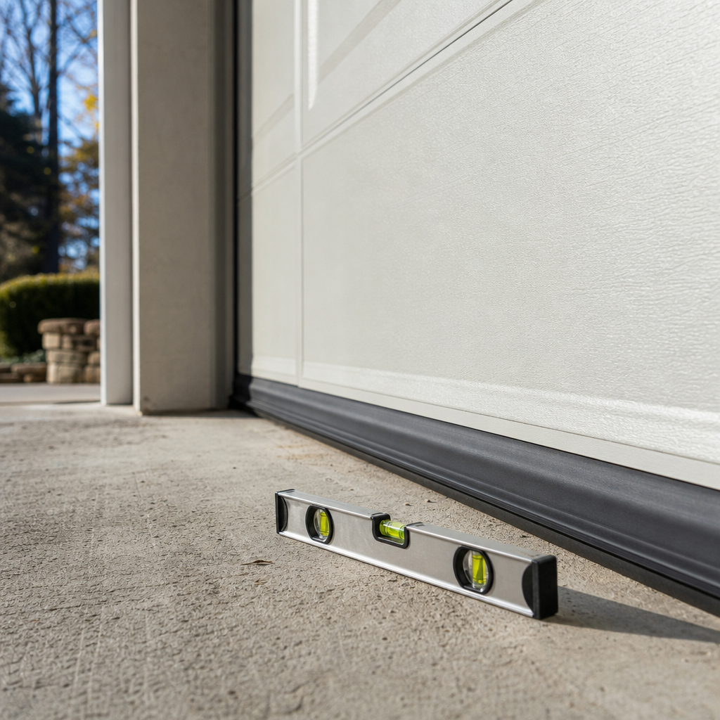Illustration for garage door installation in Delhi Hills